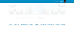 Desktop Screenshot of divorce-financial-solutions.com